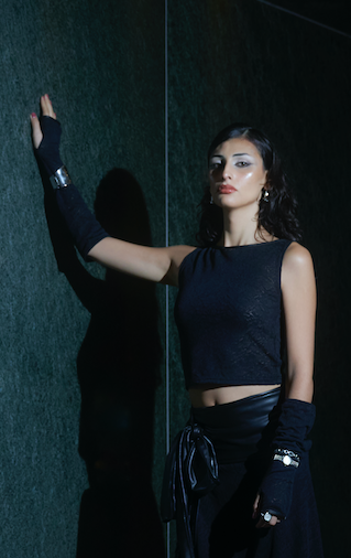 Top y guantes Origen